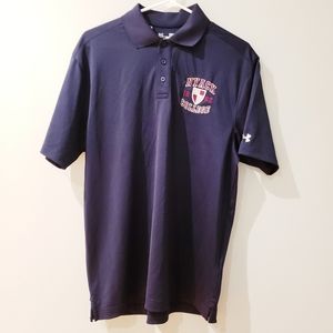 NWOT Mens Under Amour Polo Nyack College Shirt